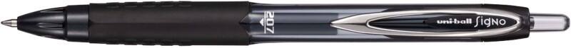 Stylo roller uni-ball Signo UMN-207 Rétractable Noir 0,4 mm Moyen Rollerball Rechargeable 70% Recyclé