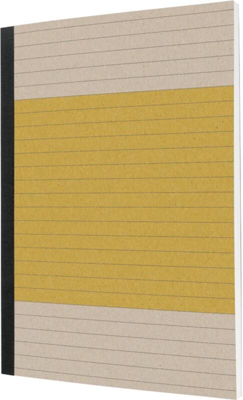 Cahier Sigel A5 Ligné Reliure latérale Carton Couverture souple Jaune vif Non perforé 200 pages