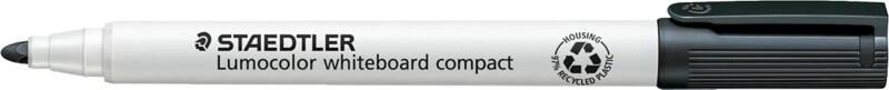 STAEDTLER Lumocolor Non-permanent Whiteboard-Marker Schwarz Filzspitze 97% Recycelt