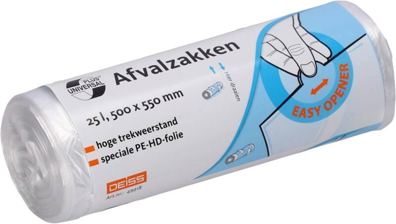 UNIVERSAL PLUS Universal Plus Abfallsäcke 25 L  Transparent 50 Stück