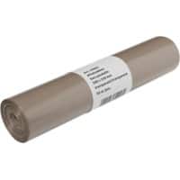 Sac-poubelle DEISS 25 L Transparent 50 unités