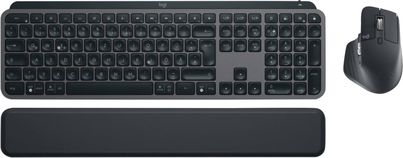 Logitech Tastatur und Maus Kabellos QWERTZ mit Bluetooth Graphit 920-011606