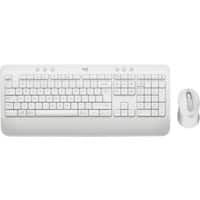 Clavier et souris Logitech Business Sans fil QWERTZ Avec Bluetooth Blanc MK650