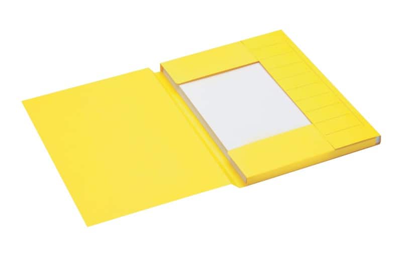 Chemise à 3 rabats Jalema Secolor A4 Jaune Carton