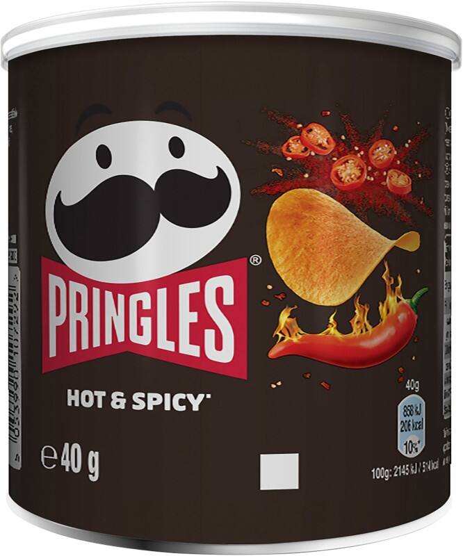 Chips Pringles Hot & Spicy 40 g 12 unités