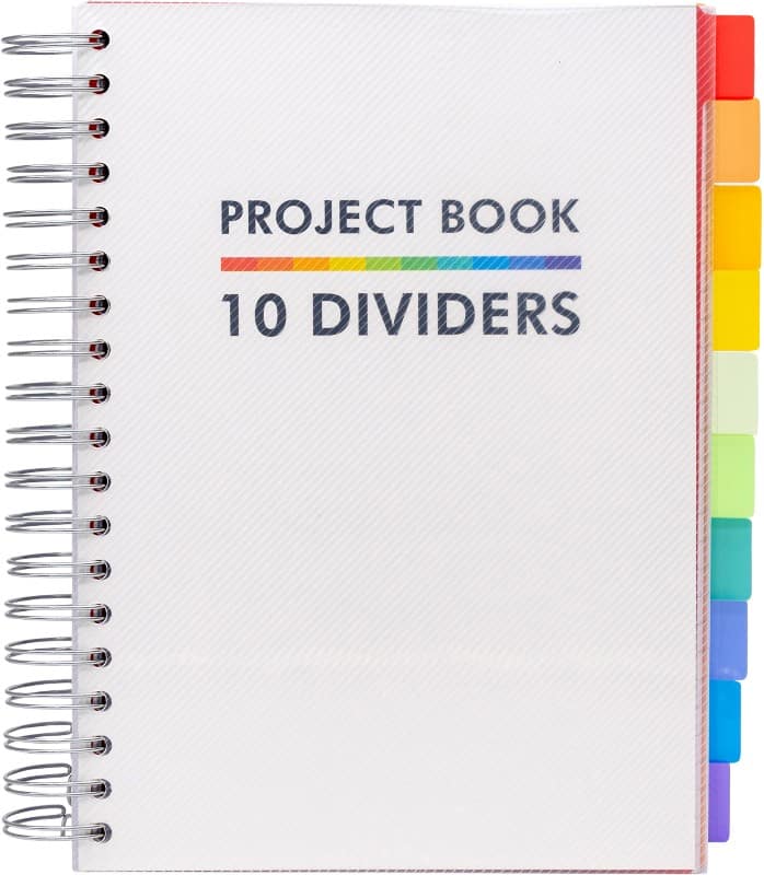 Cahier Pukka Basics B5 Ligné Reliure à double fil Reliure latérale Plastique Dos cartonné Blanc Sans perforation 400 Pages 400 Feuilles