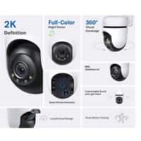 Caméra de vidéosurveillance TP-LINK IP65 Outdoor Pan/Tilt Blanc, noir