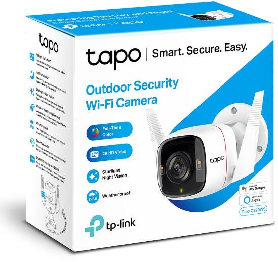 Caméra de vidéosurveillance TP-LINK Outdoor Security Blanc