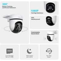 Caméra de vidéosurveillance TP-LINK Outdoor Pan/Tilt Security Blanc, noir