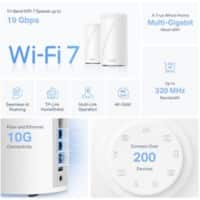 Système Mesh Wi-Fi TP-LINK BE19000 Tri-Band Whole Home 2 unités