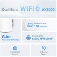 Système Mesh Wi-Fi TP-LINK G1500 Tri-Band Whole Home 3 unités