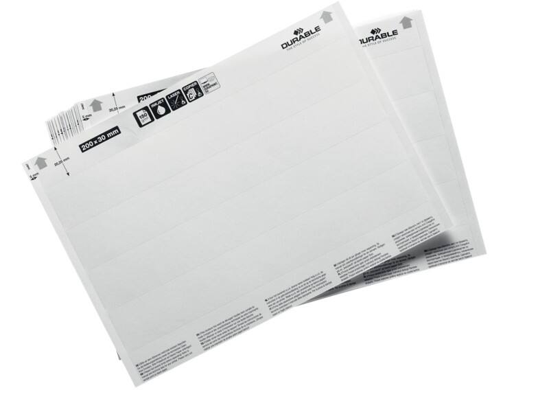 Planche d'insertion DURABLE 804102 20 (L) x 2,7 (H) cm 804102 80 Unités