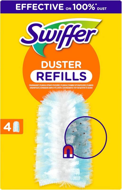 Swiffer Staubwedel 25,5 (B) x 13,4 (T) x 21 (H) cm 8700216676656 4 Stück