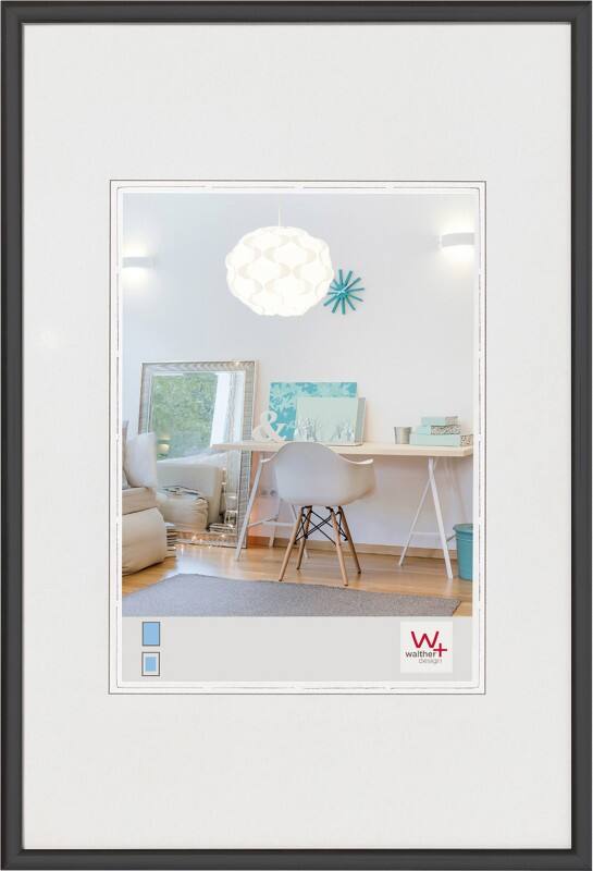 walther design Bilderrahmen KV030B 21 (B) x 1,4 (T) x 31 (H) cm KV030B