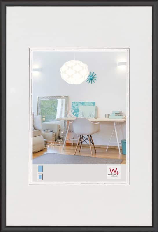 walther design Bilderrahmen KV520B 15,9 (B) x 1,4 (T) x 21 (H) cm KV520B