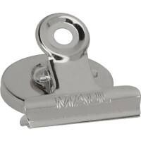 Clip à dessin Maul Métal 12 mm Argenté Magnétique 2 unités