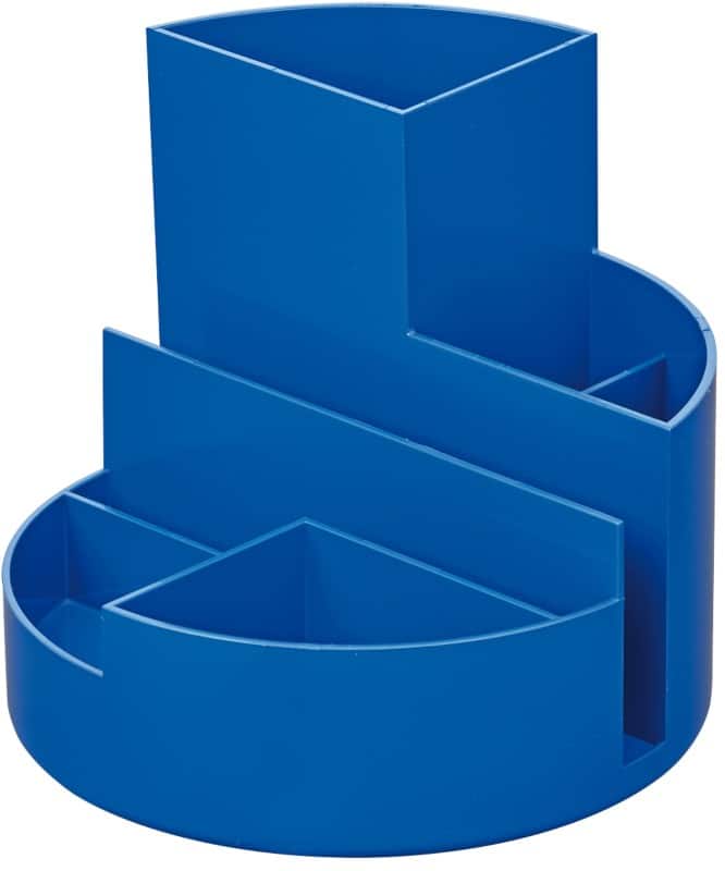 Maul Schreibtisch Organizer 6 Fächer Kunststoff Blau