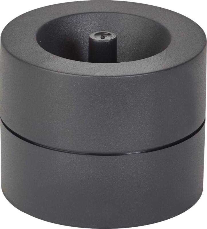 Distributeur de trombones Maul greener@work Avec aimant central Plastique 60 mm Noir Rond
