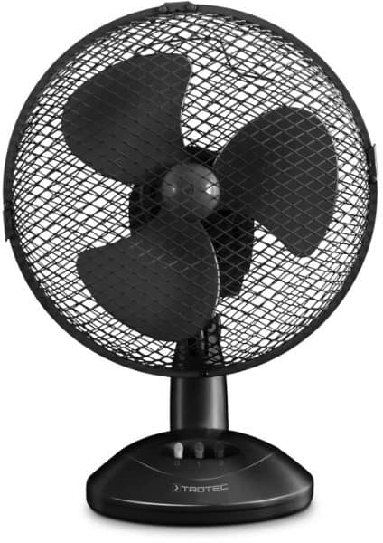 TROTEC TVE Tischventilator 28 cm Schwarz