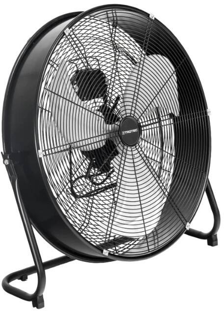 Ventilateur de sol TROTEC TVM 3 Vitesses hauteur 72 cm Noir diamètre 50 cm