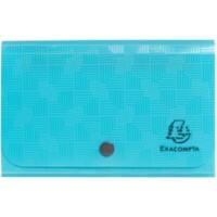 Exacompta Pop'N Co Ordnungsmappe 54 x 85 mm PP (Polypropylen) Blanko Cyan 55499E