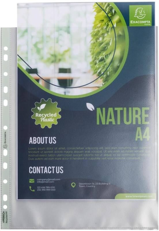 Exacompta Forever Klarsichthüllen  Transparent 11 Löcher 5995E 50 Stück