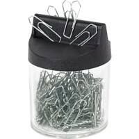 WEDO Büroklammerspender Metall 75 mm Transparent 125 Stück
