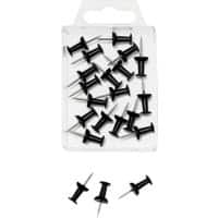 Épingles pour carte WEDO Métal Noir 20 unités