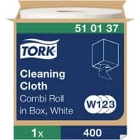 Tork W2 Premium Reinigungstuch Weiss 31,5 x 152 cm