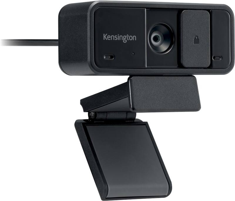 Kensington W1050 1080p Fixfokus Weitwinkel-Webcam K80251WW USB-A-Kabel Stereo-Mikrofon Schwarz