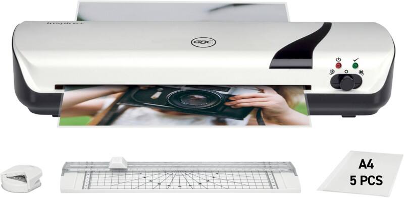GBC Inspire+ 4-in-1 A4 Laminiergerät-Set 4410034 250 mm/min. 4 Min. Aufwärmzeit Bis zu 2 x 125 (250) Mikron