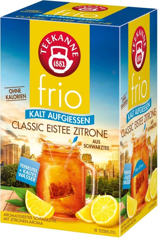 Thé glacé TEEKANNE Frio Citron 18 Unités de 2.5 g