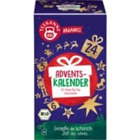 TEEKANNE Organics Tee Adventskalender Set mit 24 Sorten