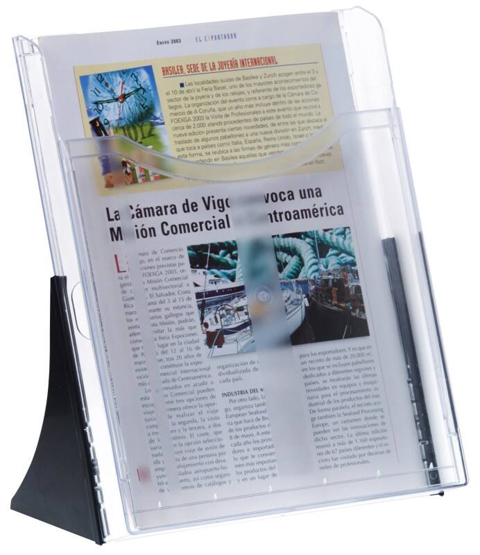 Porte-brochures Archivo 2000 A4 1 Niveaux PS (Polystyrène) 6101 CS TP 2 Unités