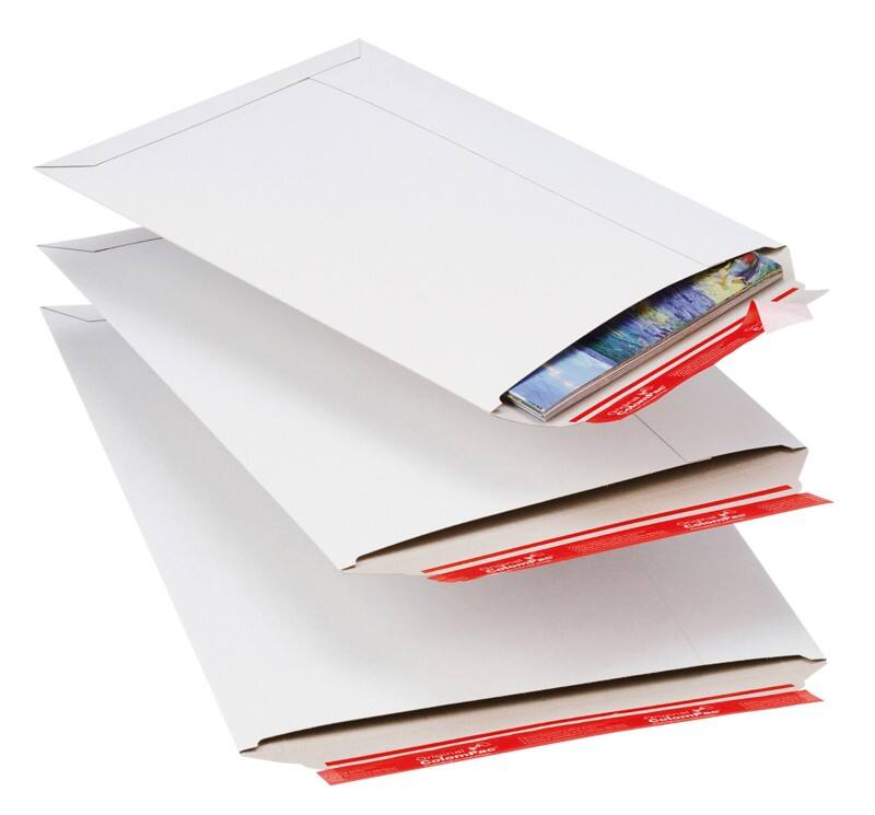 Enveloppe ColomPac Carton 375 (l) x 295 (p) x 30 (h) mm Blanc 20 unités
