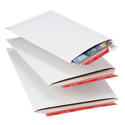 ColomPac Briefumschläge Karton 375 (B) x 295 (T) x 30 (H) mm Weiß 20 Stück