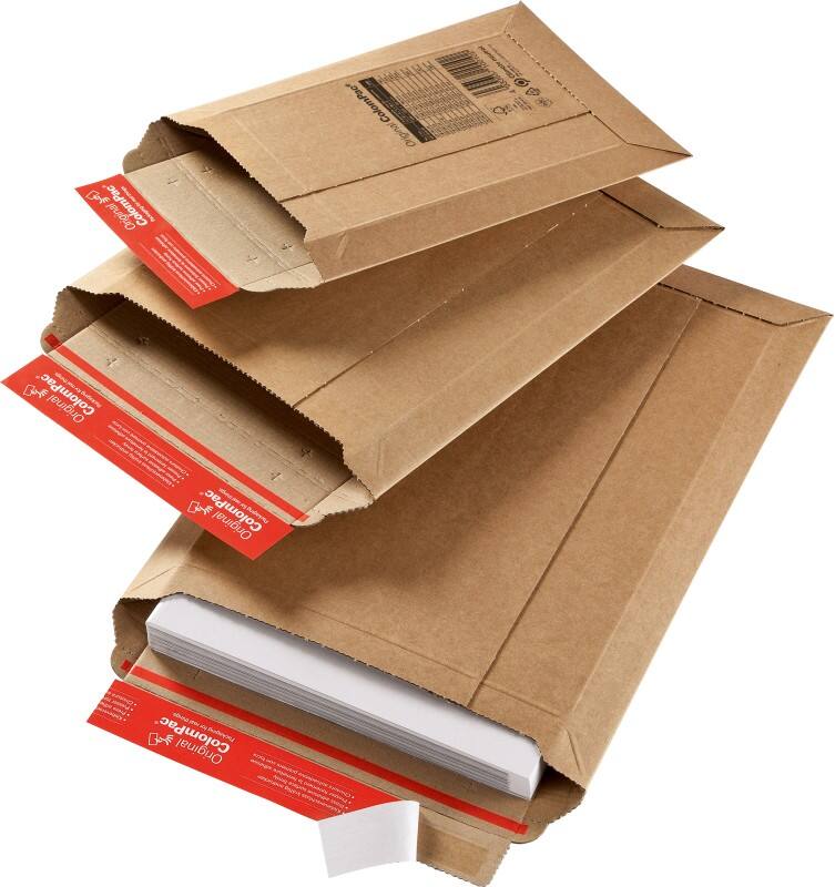 Enveloppe ColomPac Carton ondulé 288 (l) x 200 (p) x 50 (h) mm Marron 20 unités