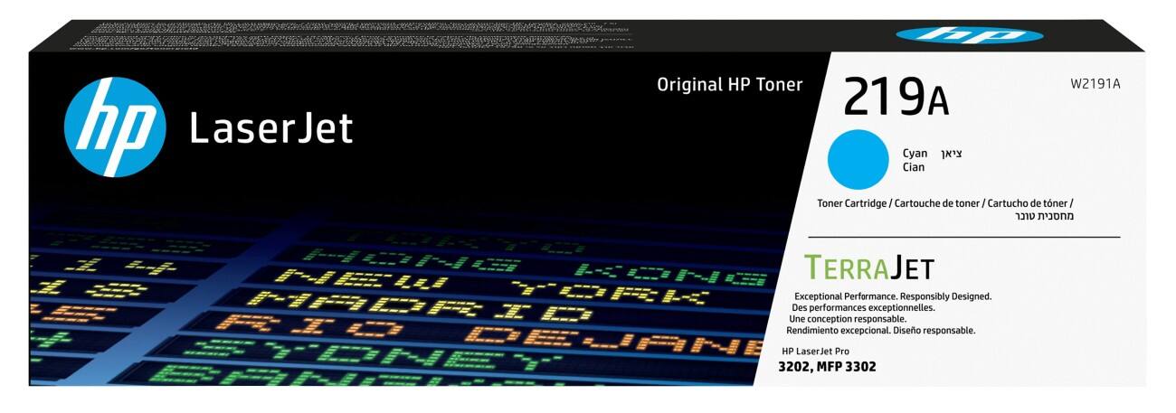 Toner HP 219A D’origine W2191A Cyan