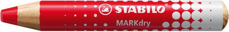 Marqueur pour tableau blanc STABILO MARKdry Rouge Extra large Crayon 10 mm