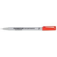 Marqueur OHP/DVD STAEDTLER 97% Recyclé Fin Ogive Rouge Rechargeable 10 Unités