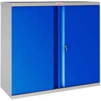 Phoenix SC Schrank Stahl 1 Fachboden abschließbar 1.000 x 500 x 1.000 mm Blau, Grau