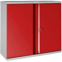 Phoenix SC Schrank Stahl 1  Abschliessbar 1.000 x 500 x 1.000 mm Grau, Rot