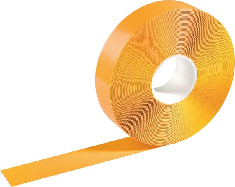 Ruban de marquage au sol DURABLE DURALINE Strong Jaune 50 mm (L) x 30 m (L) PVC (Polychlorure de vinyle) 172504   