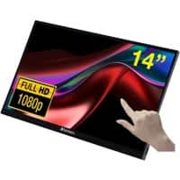 Moniteur tactile portable Verbatim 35,6 cm (14") LCD 49591 Noir