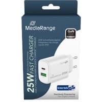 MediaRange Adapter 25 W 2 Weiß MRMA112-2  