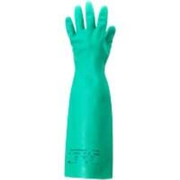 Gants de protection chimique Ansell AlphaTec Solvex Non jetable Nitrile Taille 9 Vert 2 unités