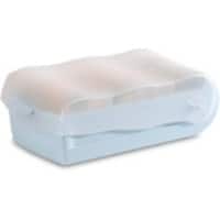 Boîte à fiches HAN Croco A7 PP (Polypropylène) Bleu pastel 1 boîte + 100 fiches