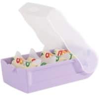 Boîte à fiches HAN Croco A8 PP (Polypropylène) Violet 1 boîte + 100 fiches