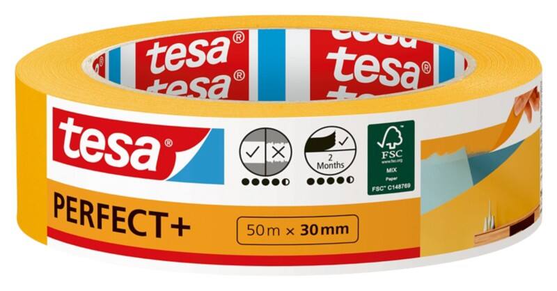 Ruban de masquage tesa tesa Perfect+ Blanc 30 mm (L) x 50 m (L) Papier Washi