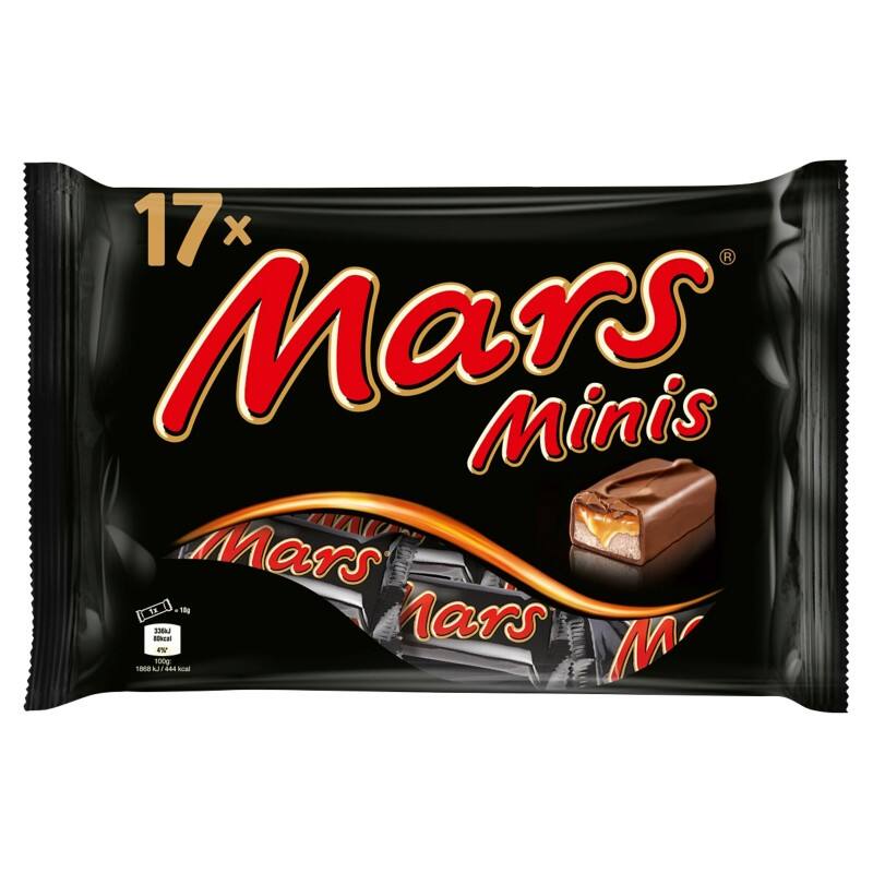 Mars Minis Schokoladenriegel 17 Stück à 18 g